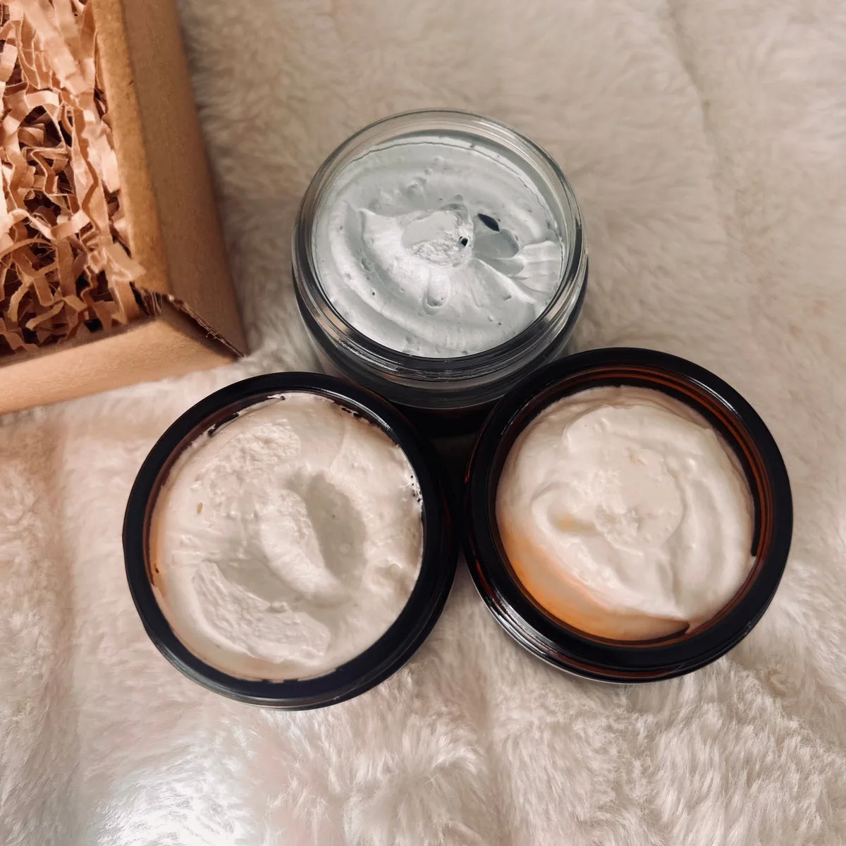 HydroTallow jars prepared and packed by hand